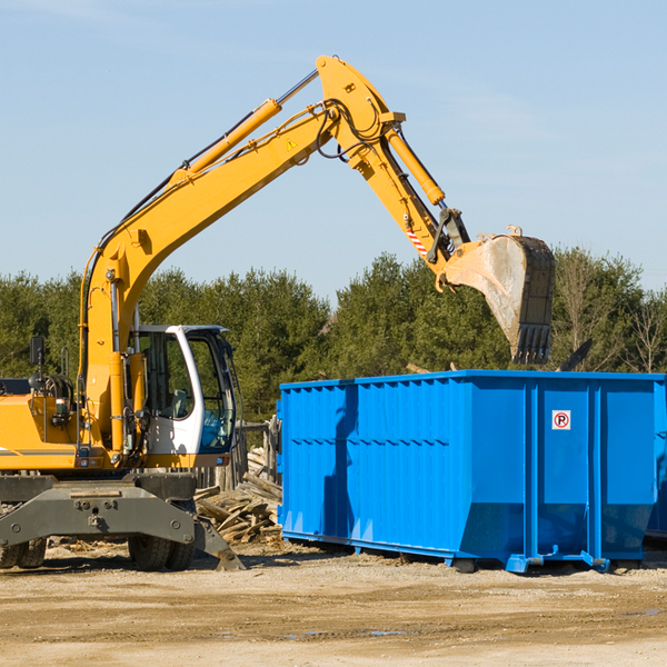 how many times can i have a residential dumpster rental emptied in Bradford